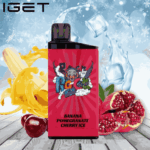 IGET BAR BANANA POMEGRANATE CHERRY ICE 3500 Puffs Disposable Vape - Image 2