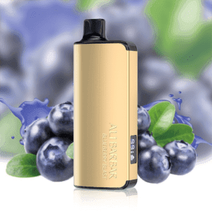 pineapple cruiser - close up of vape device charging port and digital display showing battery life