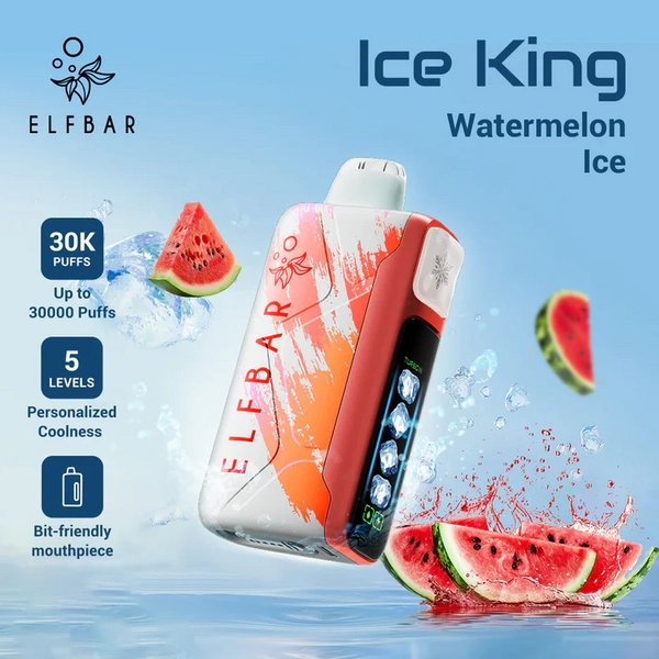 Elfbar-Iceking-30000-PuffsWatermelonIce Elfbar Iceking 30000 Puffs - Image 1