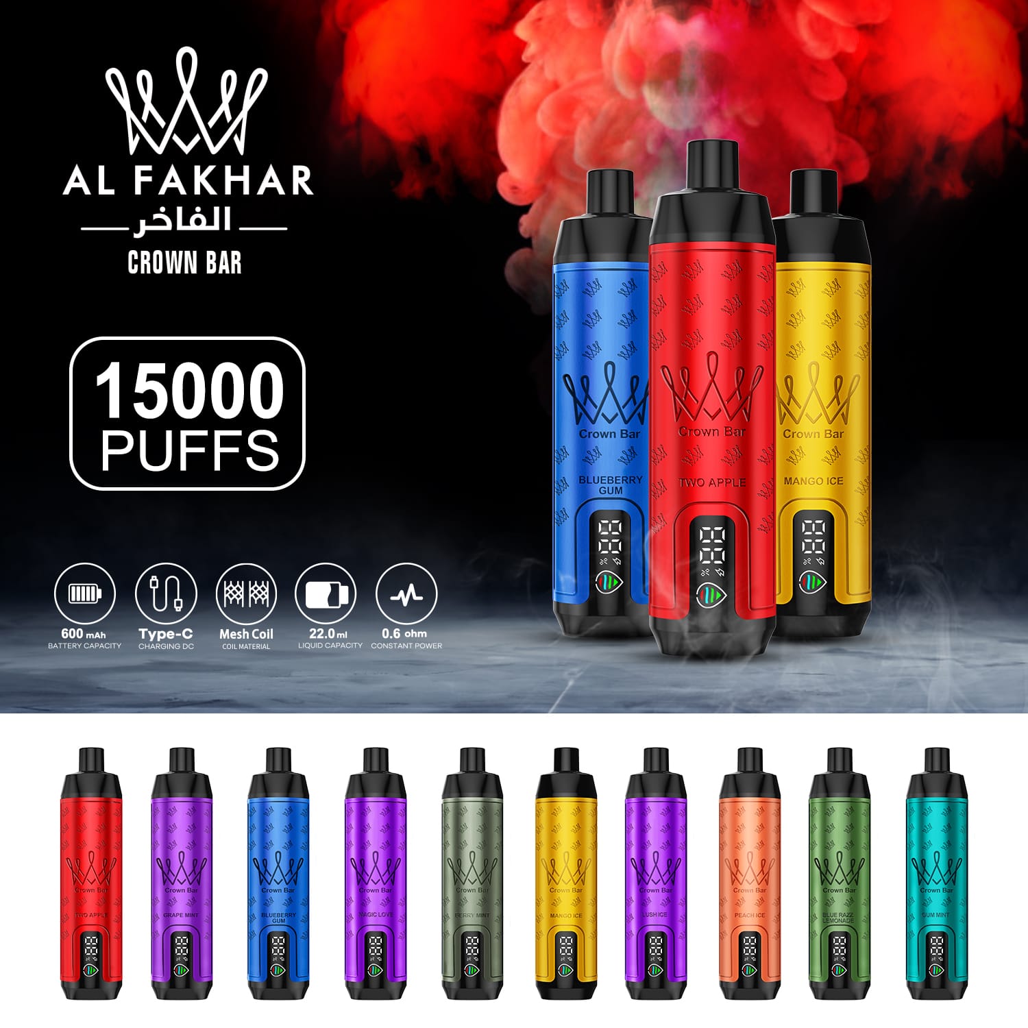 pod vapes australia flavour variety showing cherry pomegranate and forest berry options