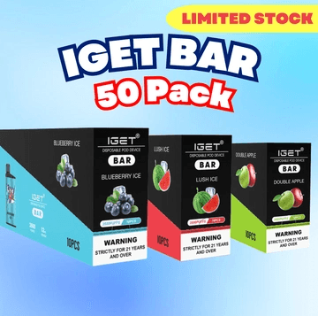 IGET-BAR-3500-50 IGET Bar Vape 50 Pack ($20 each) - Image 1