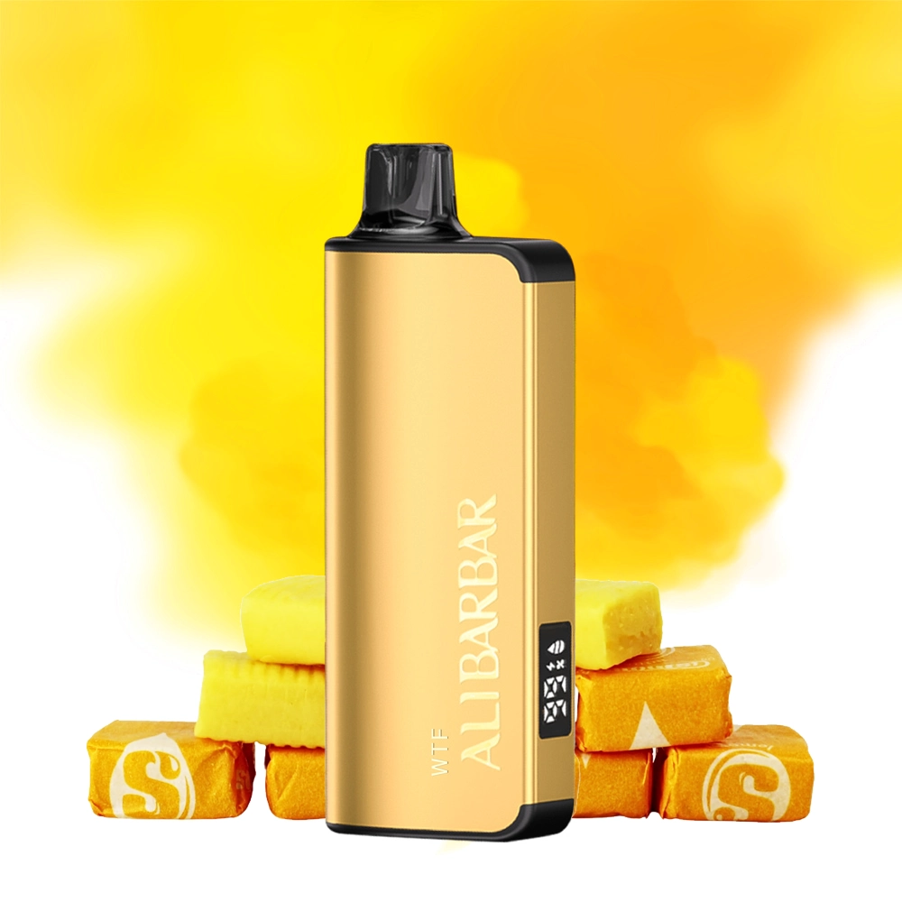 alibarbar-ingot-9000-puffs-yello ALIBARBAR INGOT Yellow Starburst 9000 Puffs - Image 1