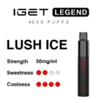 IGET Legend 4000 Puffs Lush Ice - Image 2