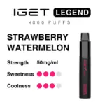 IGET Legend 4000 Puffs Strawberry Watermelon - Image 2
