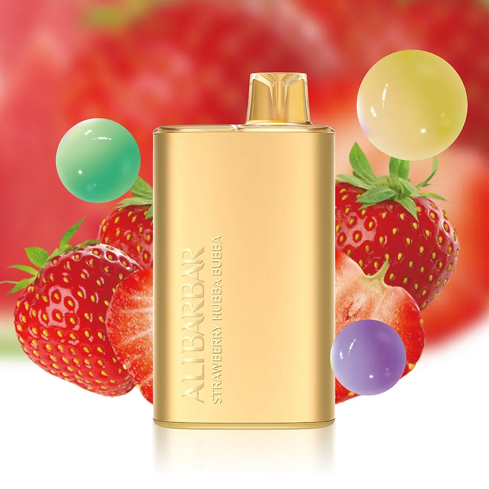 Alibarbar Rich 8000 Puffs Strawberry Hubba Bubba