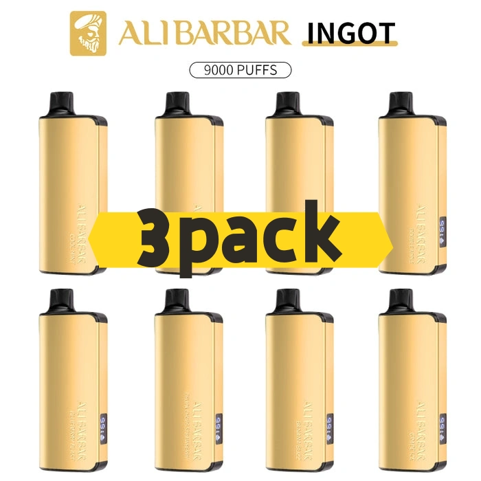 Alibarbar Ingot 9000 puffs 3 pack for karratha convenience & gift shop shoppers