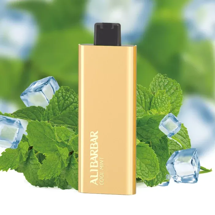 Alibarbar Pandora Cool Mint vape styling with white yoga pants