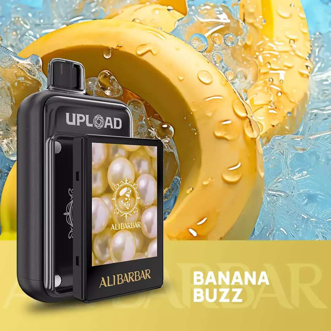 Alibarbar Upload 25000 Puffs Banana Ice Vape