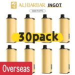 Alibarbar Ingot 9000 puffs-30 pack Multiple flavors